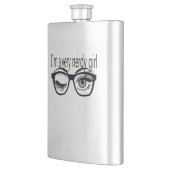 私は目の影を追う非常に神経質な女の子だ フラスク (左)