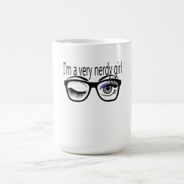 私は目の影を追う非常に神経質な女の子だ モーフィングマグカップ