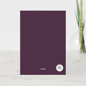 私は目を大き転がくタイポグラフィした 箔シーズンカード (裏面)