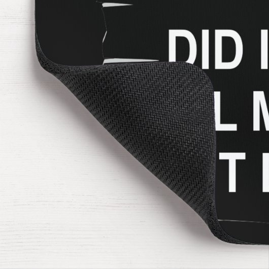 私は目を大き転がく見ただけで©ホワイトタイガー マウスパッド (コーナー)