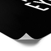 私は目を持っているポテトプンおもしろいダークBG ポスター (角)