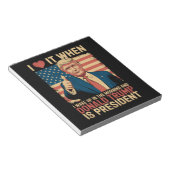 私は目を覚ますとトランプが大統領である時それが大好き ノートパッド (アングル)