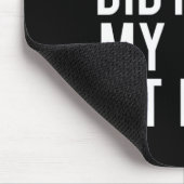 私は目転がを大きく出した マウスパッド (コーナー)