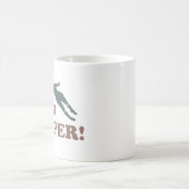 私は看守のサッカーのゴールキーパーです コーヒーマグカップ (中央)