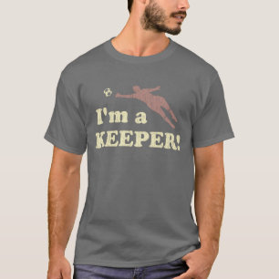 私は看守のサッカーのゴールキーパーです Tシャツ