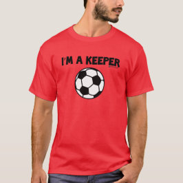 私は看守のサッカーのTシャツです Tシャツ