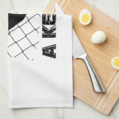 私は看守-サッカーのゴールキーパーのデザインです キッチンタオル (四つ折り)