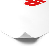 私は看護学校に所属している – 身を包んだ ポスター (角)