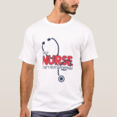 私は看護師です Tシャツ (正面)