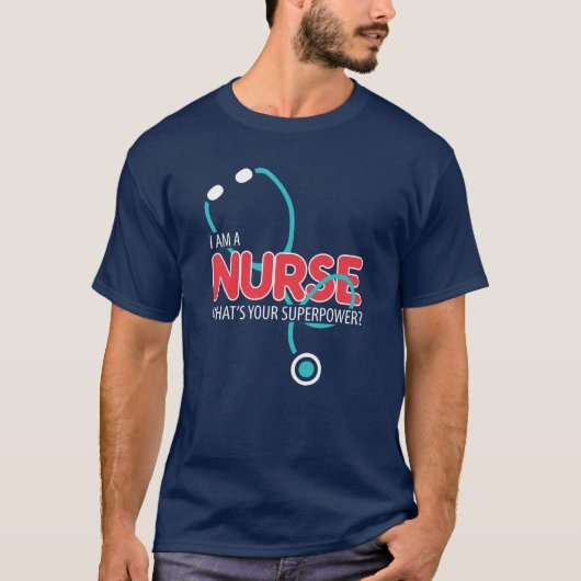 私は看護師です Tシャツ (正面)
