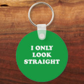 私は真っすぐにしか見えない キーホルダー (正面)