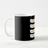 私は真っ直ぐに考えもできない |ゲイプライド月 コーヒーマグカップ (左)