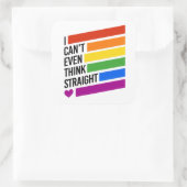 私は真っ直ぐ考えない スクエアシール (バッグ)