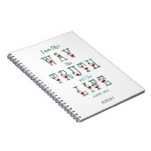 私は真実と人生のタイポグラフィ ノートブック (右側)