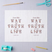 私は真実と人生のタイポグラフィ 薄葉紙 (クラフト)