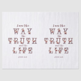 私は真実と人生のタイポグラフィ 薄葉紙