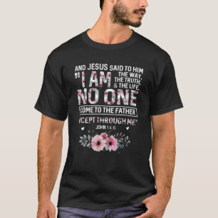 私は真実と人生の花のクリスティ Tシャツ