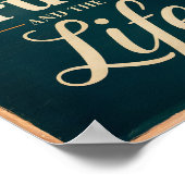 私は真実の人生の道ヴィンテージクリスチャン美術 ポスター (角)