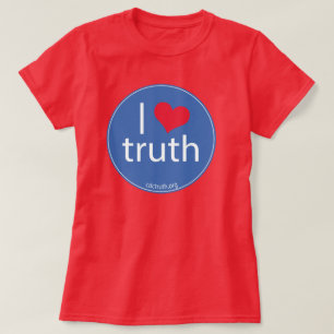 私は真実を愛します Tシャツ