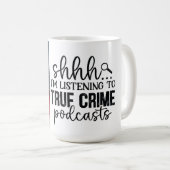 私は真聞の犯罪番組だ コーヒーマグカップ (正面右)