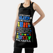 私は眠れたらいいが、私の愚かなAdhdで蹴。 エプロン (インサイチュ)