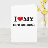 私は眼科医が大好きだ カード (黄色い花)