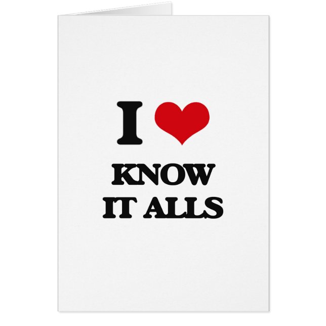 私は知っていますそれをAlls愛します (正面)