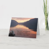 私は知っているあなたを感謝してい..ロマンス サンキューカード (正面)