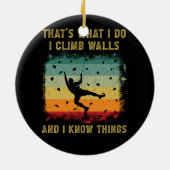 私は知っている壁を登るヴィンテージロック登山 セラミックオーナメント (裏面)