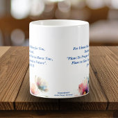 私は知っている/エレミヤ29:11マグカップ コーヒーマグカップ