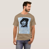 私は知っている ゾラ・ニール・ハーストン肖像と名言 Tシャツ (正面フル)
