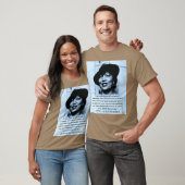 私は知っている ゾラ・ニール・ハーストン肖像と名言 Tシャツ (ユニセックス)