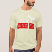 私は知っているKUNG FUグラフィックティー Tシャツ (正面)
