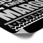 私は知らない – マーゴ醜いおもしろいクリスマス休暇 ポスター (角)