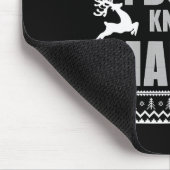 私は知らない – マーゴ醜いおもしろいクリスマス休暇 マウスパッド (コーナー)