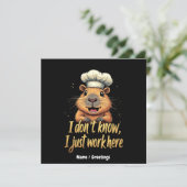 私は知らない、私はちょうど職場で働いていおもしろいる 招待状 (スタンド正面)