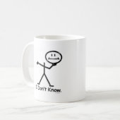 私は知りません コーヒーマグカップ (正面左)