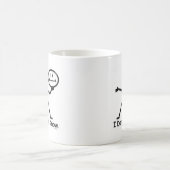私は知りません コーヒーマグカップ (中央)