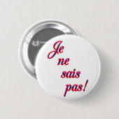 私は知りません 缶バッジ (正面&裏面)