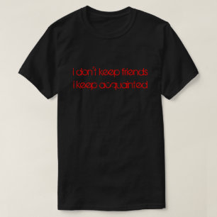 私は知保り合いた友保人です Tシャツ