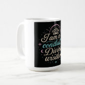 私は知恵の導き手2 コーヒーマグカップ (正面左)