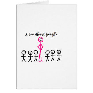 私は短い人々に会います