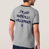 私は短くないです… Tシャツ (裏面)