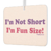 私は短くはない私はおもしろいサイズ！ カーエアーフレッシュナー (左)