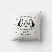 私は短くはない、地球にダウン クッション (正面)