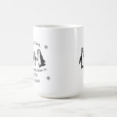 私は短くはない、地球にダウン コーヒーマグカップ (中央)