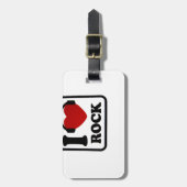 私は石を愛します ラゲッジタグ (正面縦)