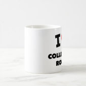 私は石を集めることを愛します コーヒーマグカップ (中央)