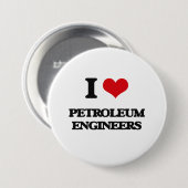 私は石油エンジニアを愛します 缶バッジ (正面&裏面)