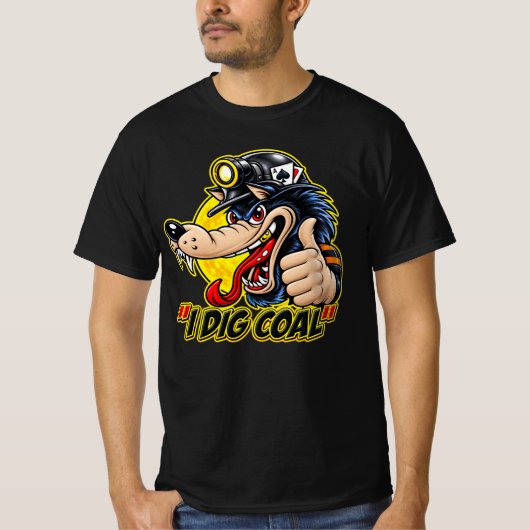 私は石炭が好き Tシャツ (正面)